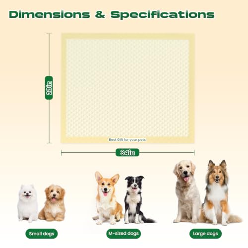 Bamboo Puppy Pads X (28x34 inches (60 Count))