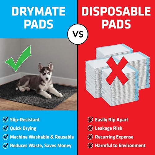 Jumbo Dog Playpen Mat (60" x 74" (1-Pack) / Charcoal)