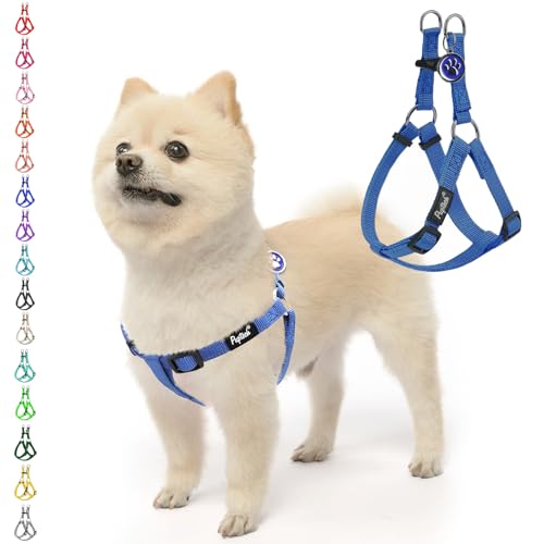 No Pull Dog Harness Small Sized Step (Navy Blue(Reflective) / Small)