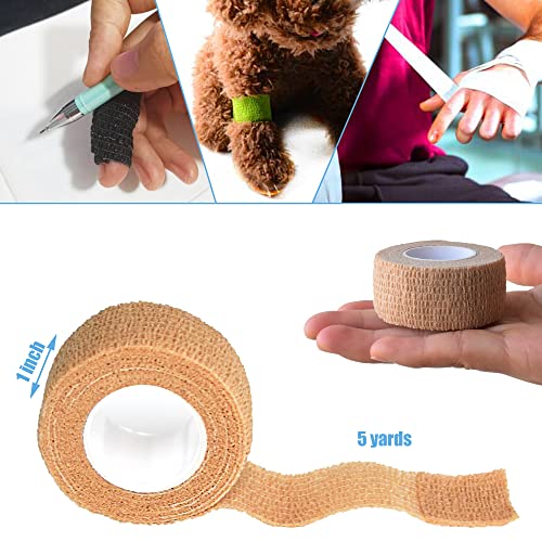 1 Inch Self Adhesive Bandage Wrap (1 Inch / Skin Color)