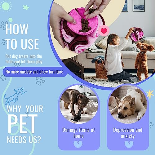 Pet Snuffle Ball (Fantasy pink / 20cm)