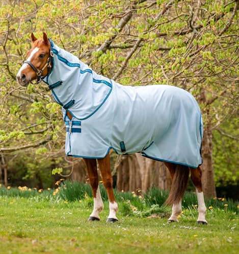 Amigo® Bug Rug Fly Sheet 0g (Azure Blue/Navy & Electric Blue / 66 inches)