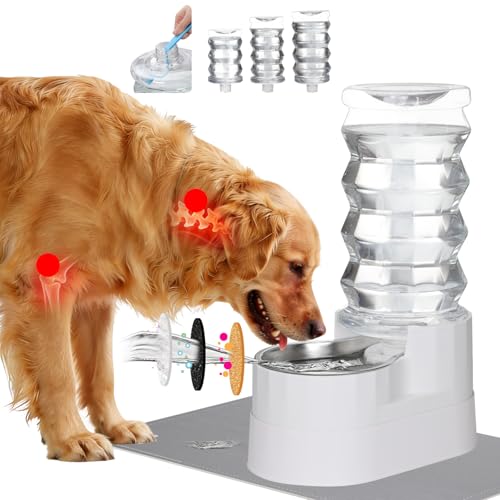 8L Elevated Dog Water Dispenser (8L / Bright White)