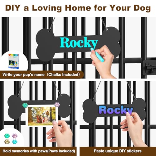 41" Dog Crate Furniture Foldable (Oak Grey / 41.3"L x 25.6"W x 28.6"H)