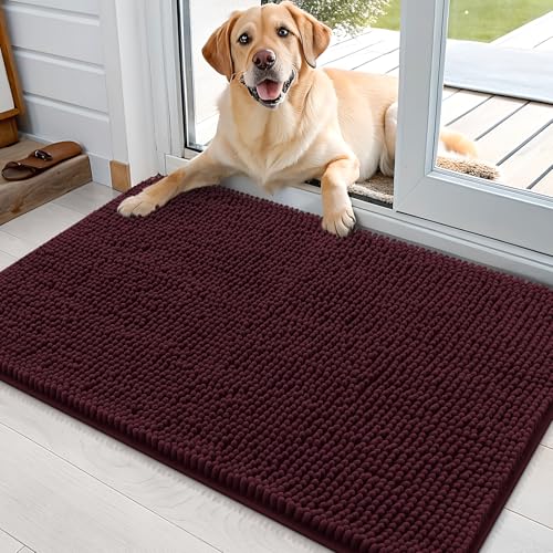 Dog Door Mat for Muddy Paws 36x24 (Russet / 36" X 24")