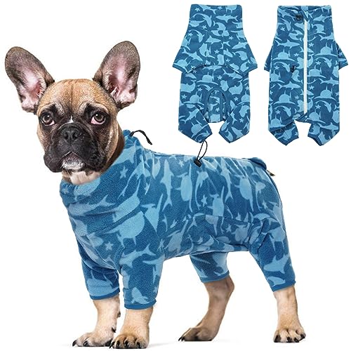 Pajamas for Dogs Large (2XL / Blue-shark)
