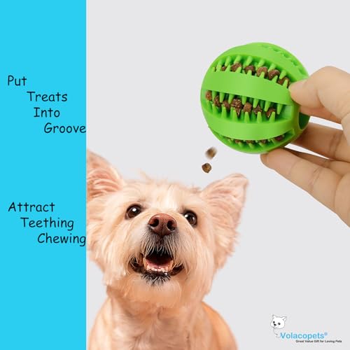 Puppy Balls Pack with Different Functions & Teething Toys for Small Dogs (Small (4 Pack))