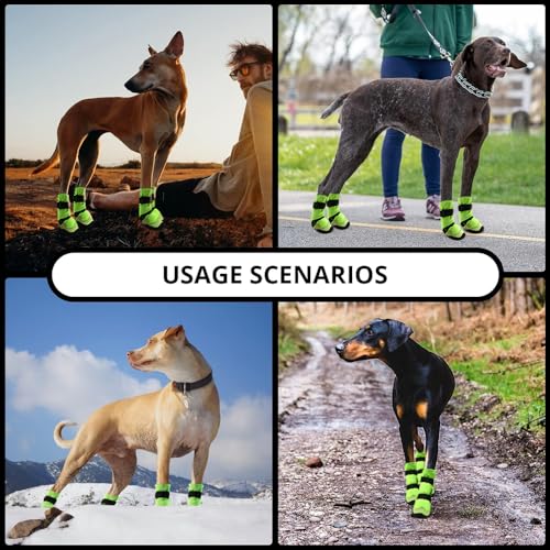 Dog Shoes for Hot Pavement Anti (Size 1: 1.57''x1.37''(L*W))