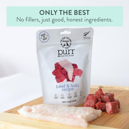 Purr Beef and Hoki Freeze Dried Recipe (1.76 Ounce (Pack of 1))