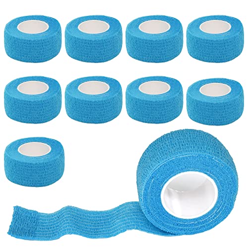1 Inch Self Adhesive Bandage Wrap (1 Inch / Light Blue)
