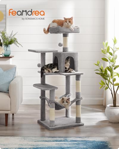 Cat Tree 54.2 (54.2 Inches / Light Gray)