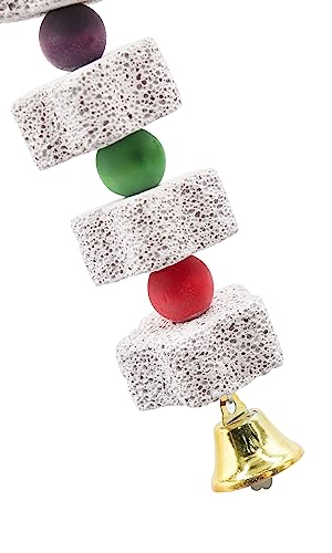 2 Pack 27 Inches Extra Long Bird Chewing Toy (White / 27.55 inch Long)
