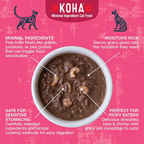 Poké Bowl Tuna & Shrimp Entree in Gravy for Cats (3 Ounce (Pack of 12))