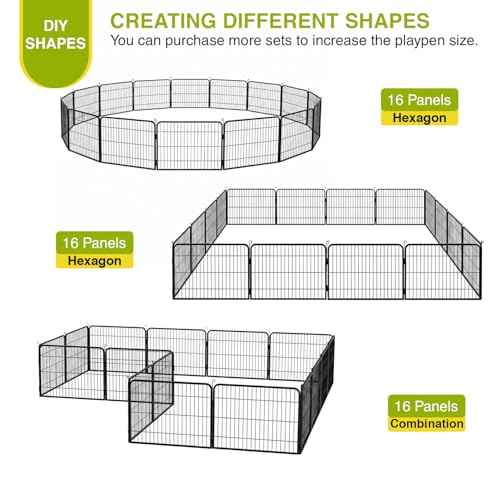 Dog Playpen 24" (16 panels-without door)