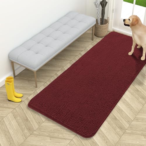 Dog Door Mat for Muddy Paws 54x24 (Caramel Russet / 54" X 24")
