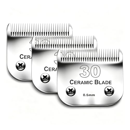 3PCS 30 Blades Dog Grooming Blades Compatible with Andis (3pack #30)