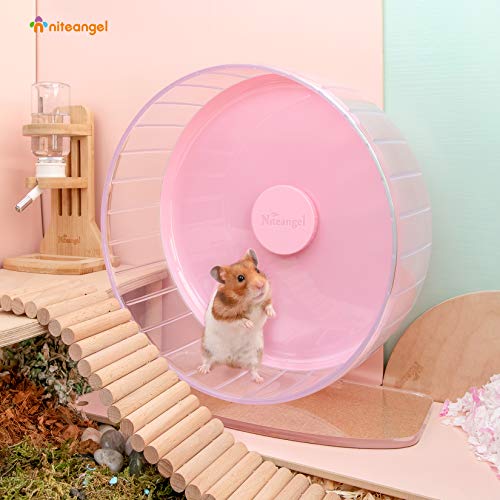 Super Silent Hamster Exercise Wheels (youth large / 11-13 / Pink)