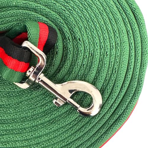 Lunge Line for Horse (Green&Red&Black / 26ft/8m)