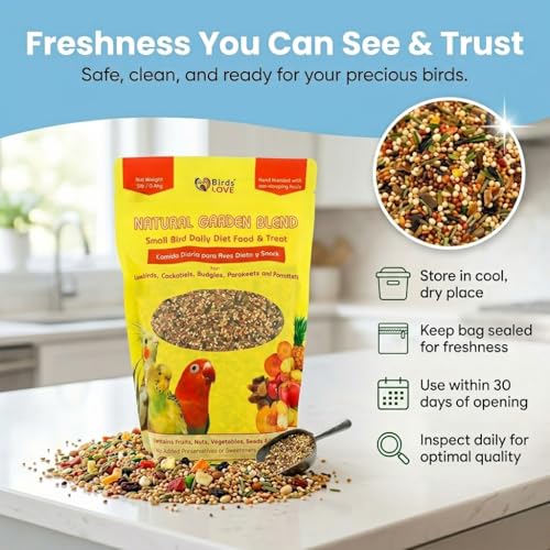 Natural Garden Blend Bird Food for Small Birds (2 Pound (Pack of 1))