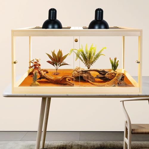 Retile Tank Bearded Dragon Tank (Oak / 60 Gallons)