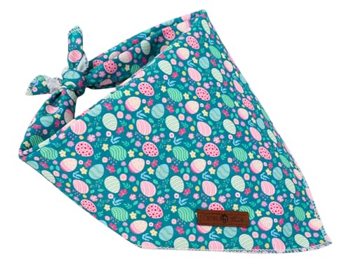 Easter Dog Bandana for Small Medium Dogs (Easter Eggs Cluster / Small (Pack of 1))