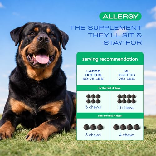 Dog Allergy Chews for Medium Breeds (90 Count)