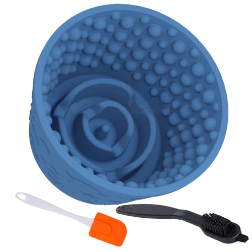 Dog Lick Bowl (M-L / Dark Blue)