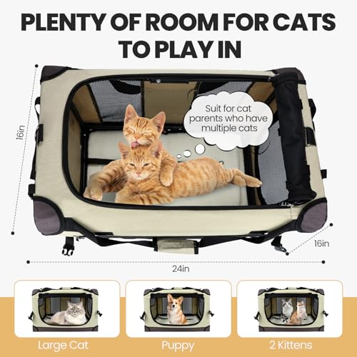 Extra Large Cat Carrier (Brown)
