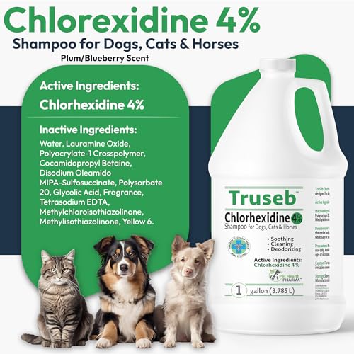 Topical Chlorhexidine 4% Shampoo for Dogs
