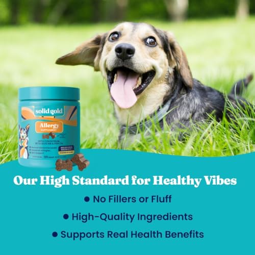 Dog Allergy Chews for Itchy Skin & Immune Support (120 Count)