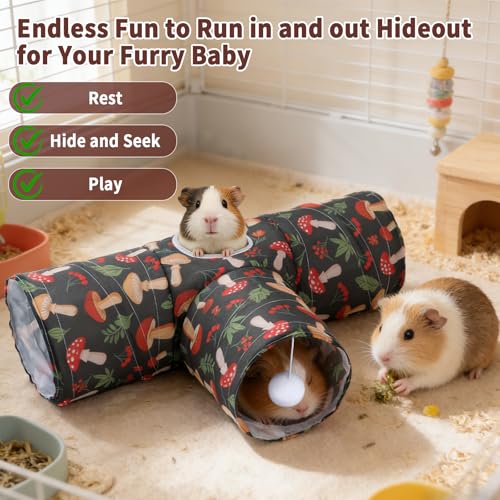 Guinea Pig Tunnel Hideout 3 (Mushroom)