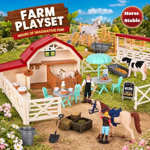 Horse Club Riding Arena 71 (Horse Stable&Farm Set)