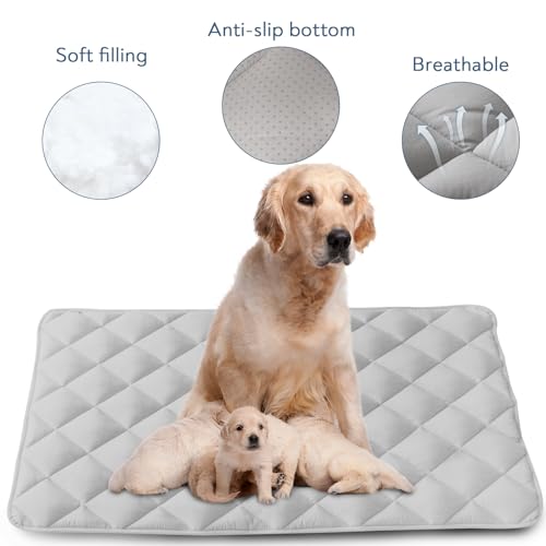 Dog Crate Pad 2 Pack (48 x 30 Inch)