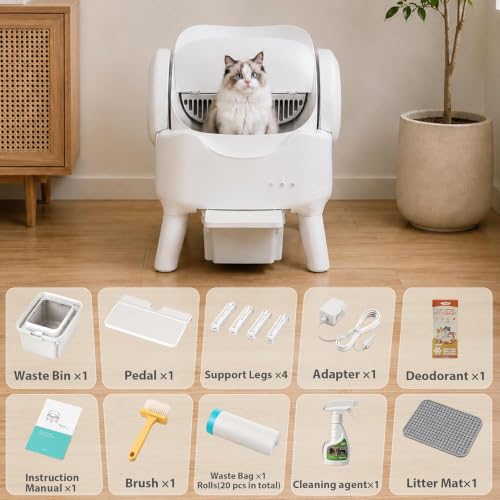 Self Cleaning Litter Box with APP