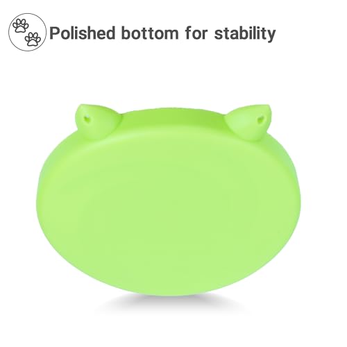 Slow Feeder Cat Bowl (Orange and Cyan)