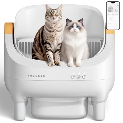 Self Cleaning Cat Litter Box (Yellow)
