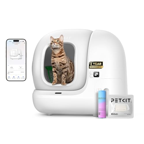 PuraMax 2 Odor Free Automatic Cat Litter Box (White)