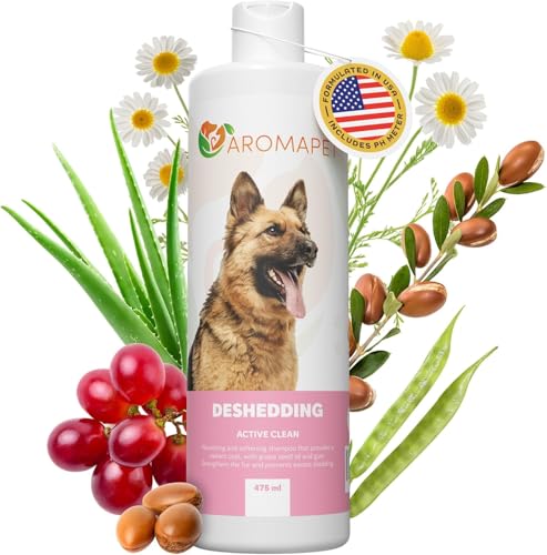 Deshedding Active Clean Dog Shampoo (German Shepherd / 16 Fluid Ounces)