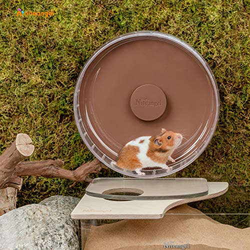 Super Silent Hamster Exercise Wheels (Medium / Brown)
