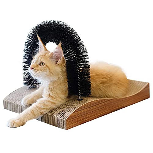 Cat Self Groomer 2.0 Version (Wood Grain Upgrade)