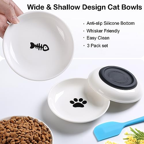 Cat Food Bowl (Shallower-6 Pack)