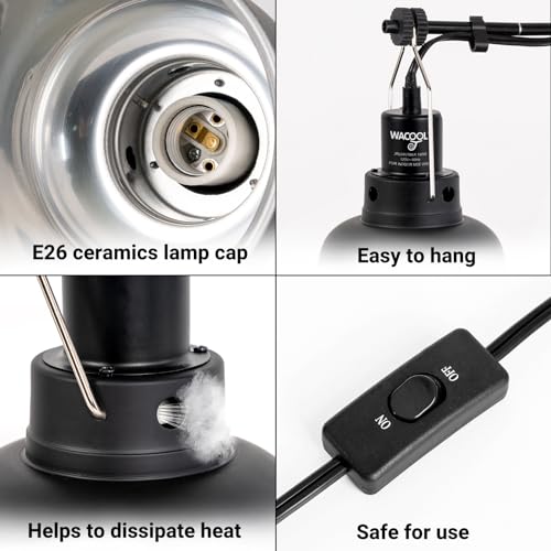 Reptile Light Fixture 2 Pack (5.5 inch-2pack)