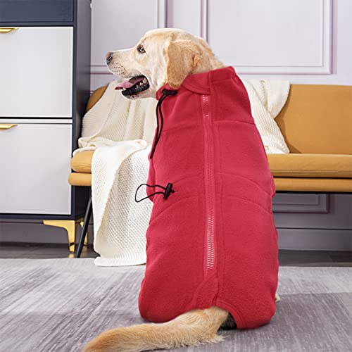 Dog Pajamas Medium Size Dog (M / Red)