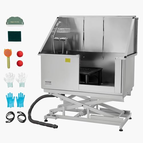 Electric Lift Dog Washing Station (Electric Right Door / 50 inch)