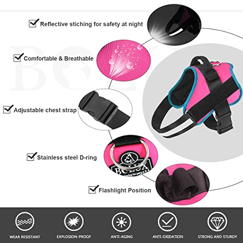 Dog Harness No (X-Large (Pack of 1) / RoseTurquoise)