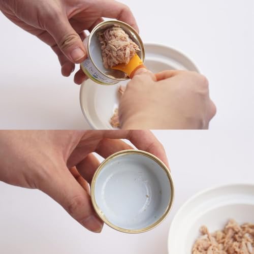 Cat Wet Food Spoon (Orange Spatula)