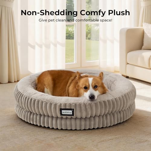Donut Dog Bed (30.0"L x 30.0"W x 7.0"Th / Wind Chime)