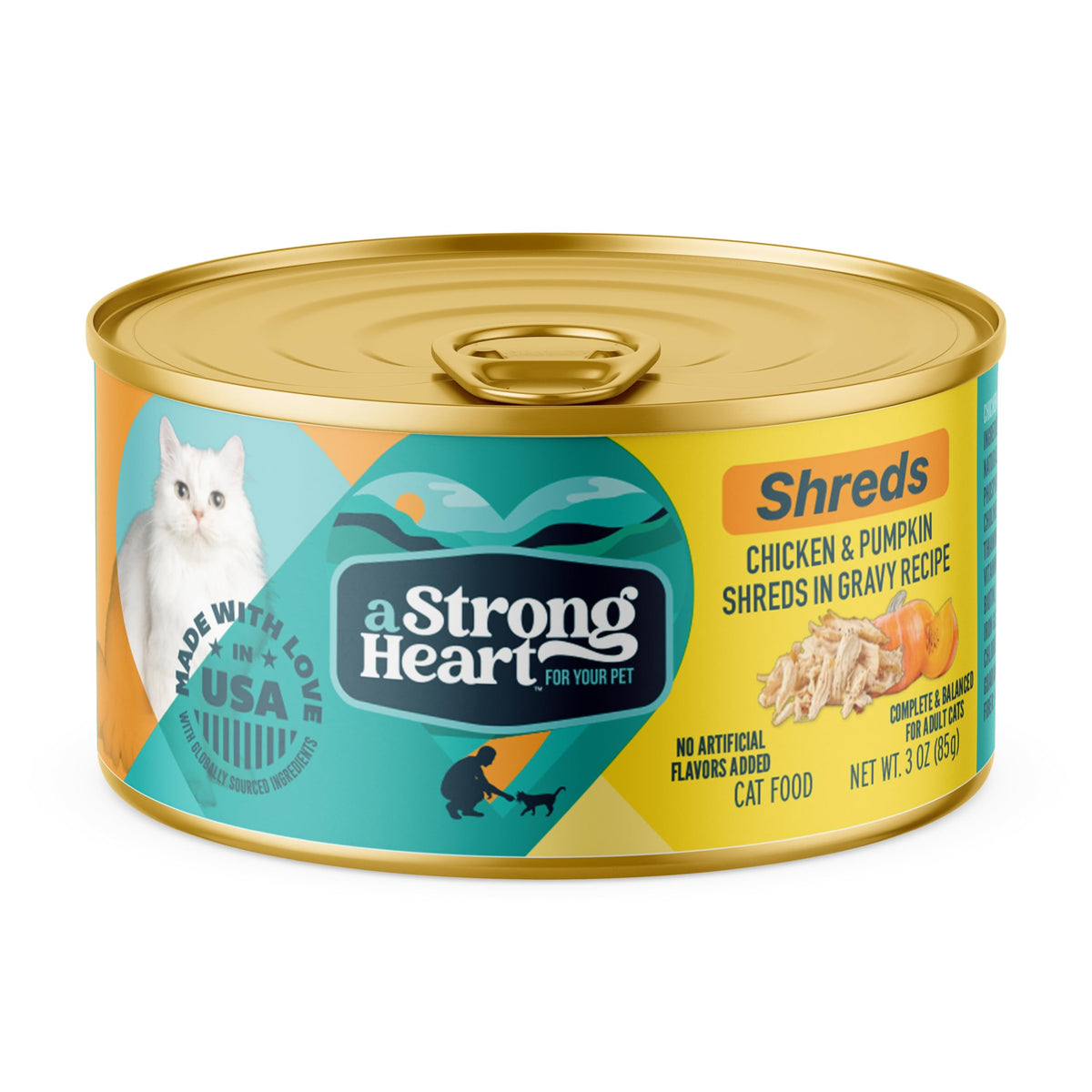 A Strong Heart Cat Food (3 Ounce (Pack of 24))
