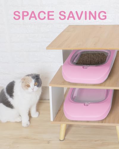 10 13 Lbs Airtight Dog Food Storage Container (Pink/10-13 Lbs)