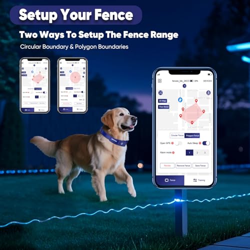 GPS Wireless Dog Fence (Blue)